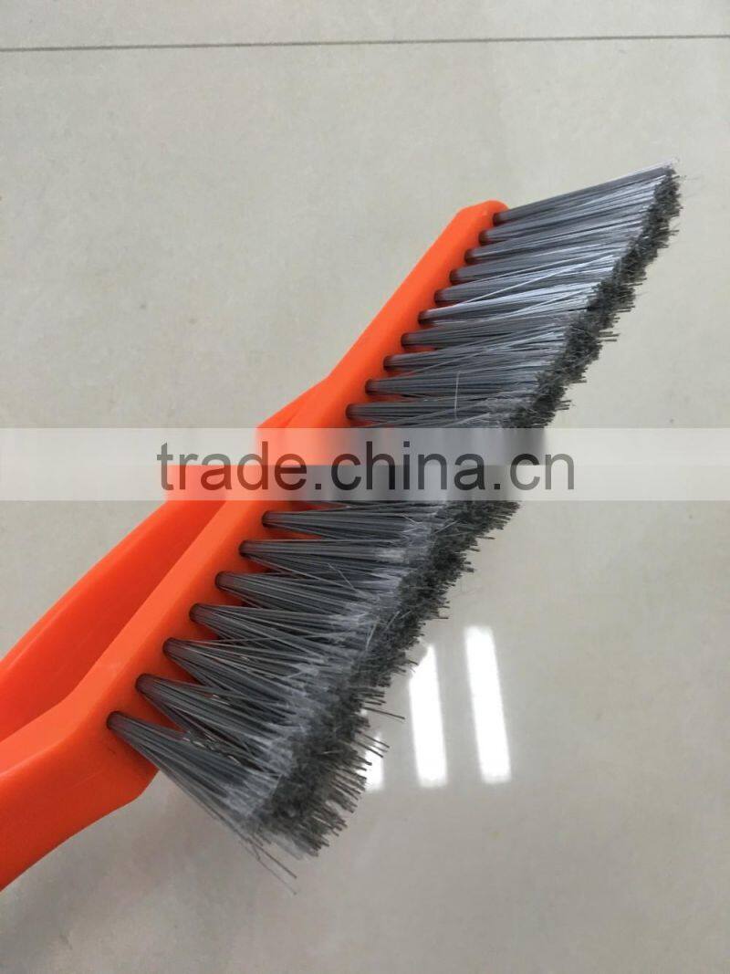 high quality telescopic snow brush with ice scraper EVA handle