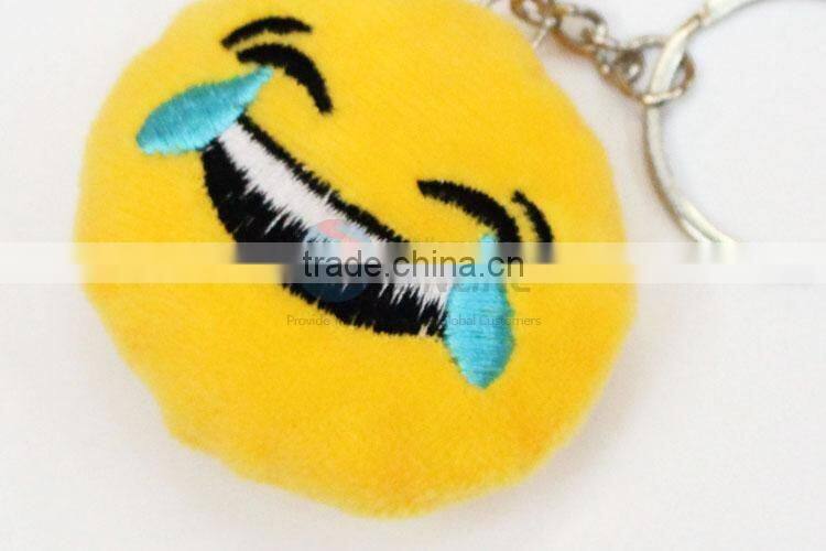 Funny Soft Plush Lovely Emoji Keychain
