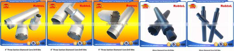 M14 Vacuum Brazed Diamond Core Drill Bits Set Kit Dry Wet Grinder Hole Saw Boring Granite Marble Ceramic Tile Porcelain Stone