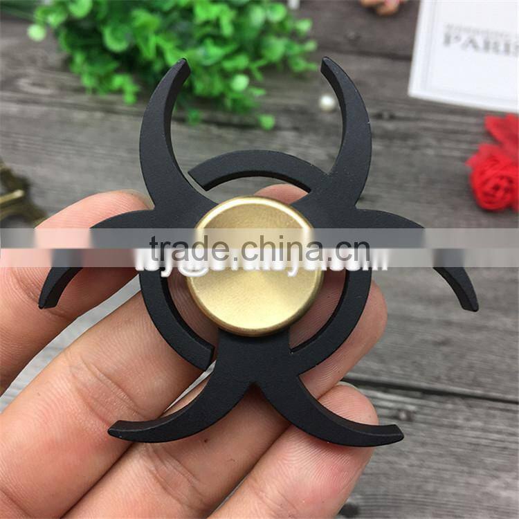 Hot new fingertips metal spiral fingers gyro hand toy spinner best anxiety release metal fidget toy spinner W01A247