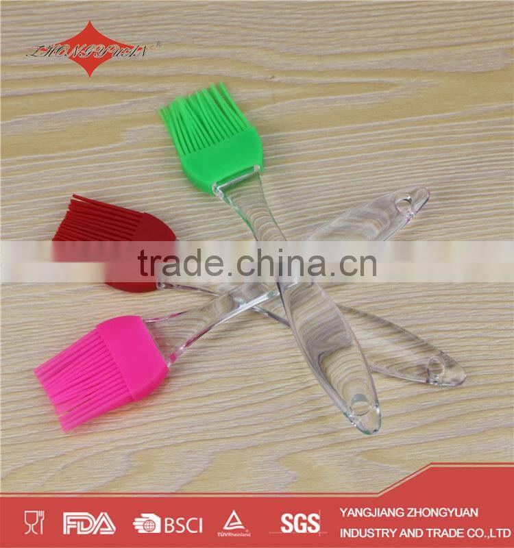 High quality translucent cucurbit shape handle silicone brush