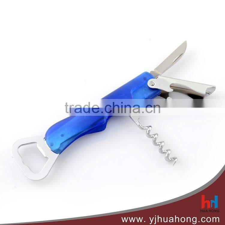 Promotional metal wine corkscrew,bottle opener (HBO-44)