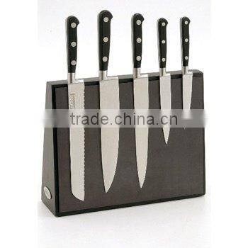 carving knife set with magnet block