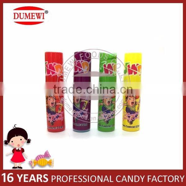 Golden Bullet Shape Fruit Drink Sour Liquid Candy Spray