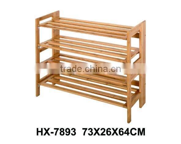 Tier Bamboo Shoe Rack
