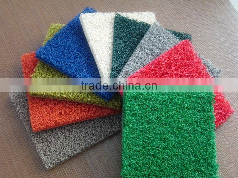 customized pvc coil mat/comfortable pvc coil mat/washable pvc coil mat from factory