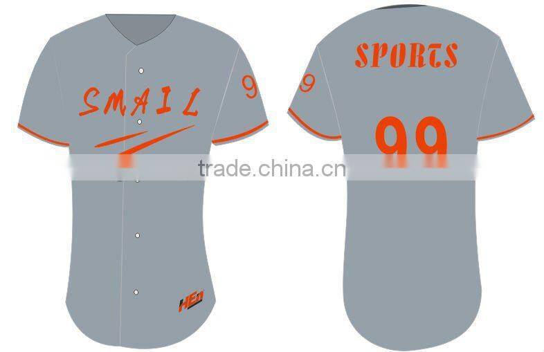 high quality wholesale blank baseball jersey