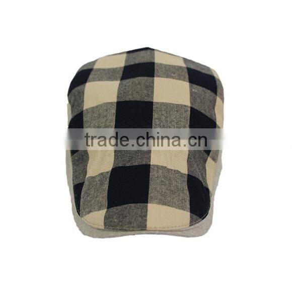 2015 Autumn plaid cap seal ,cap and hat,peaked cap
