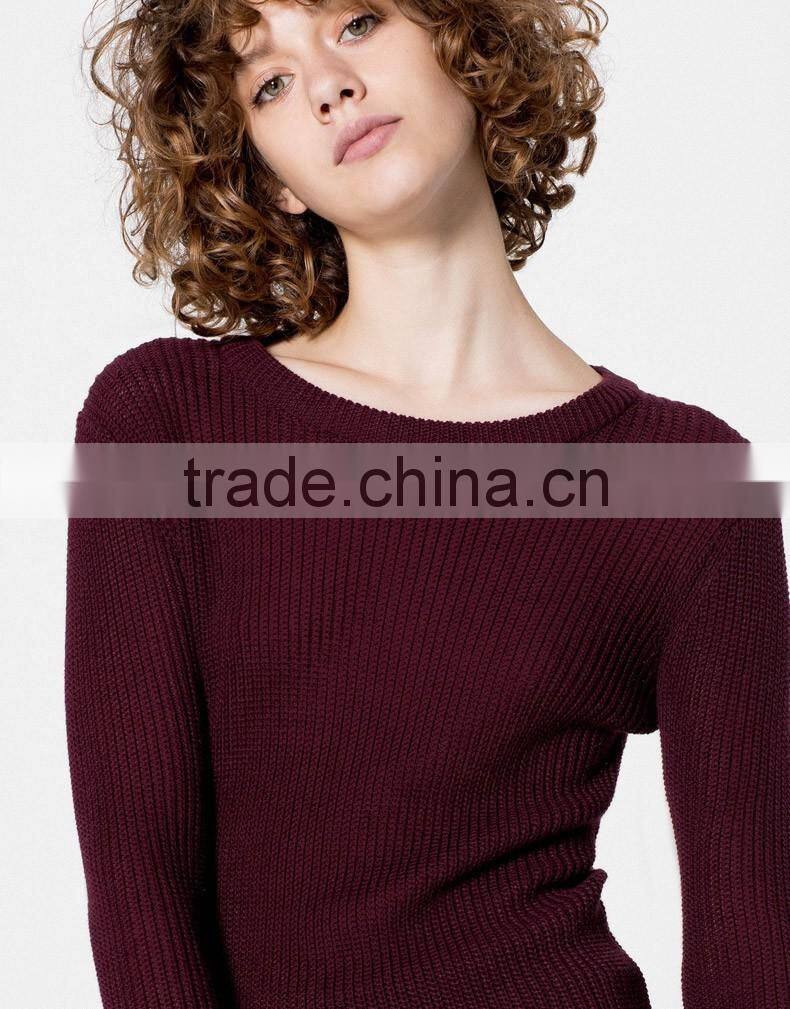 2017 newest fashion knitted sweater women knitted pullover cashmere sweater