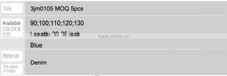 3jm0105 kids child's jeans MOQ 300pcs