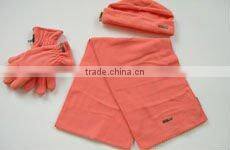 promotional kids polar fleece scarf with embroidery lovely dog