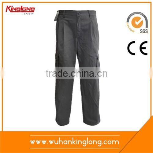 Wholesale Men Cargo Work Cotton Pants with Side Pockets