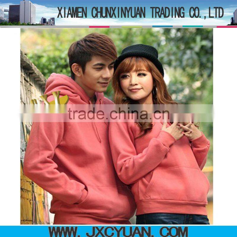 good quality couple unisex plain pullover hoodie wholesale from china