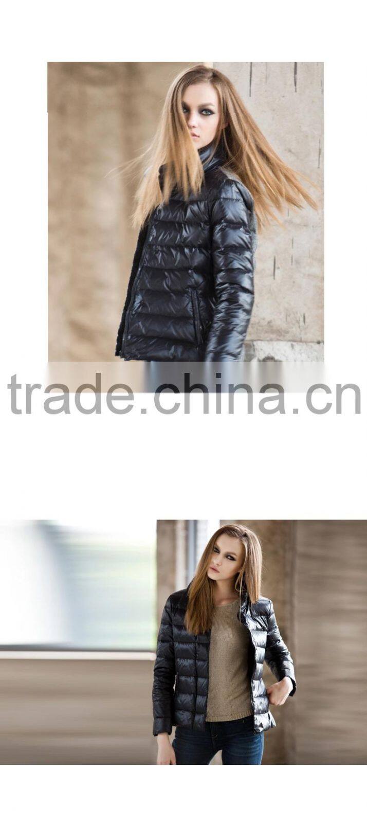 2015 New Fashion Women Duck Down For Short Jiont Women Jacket