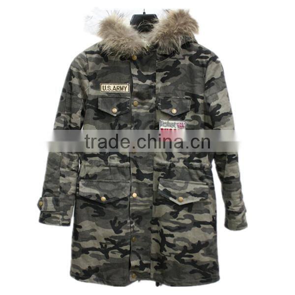 Fashion Women's winter parka coats outdoor parka winter parka for girls military parka