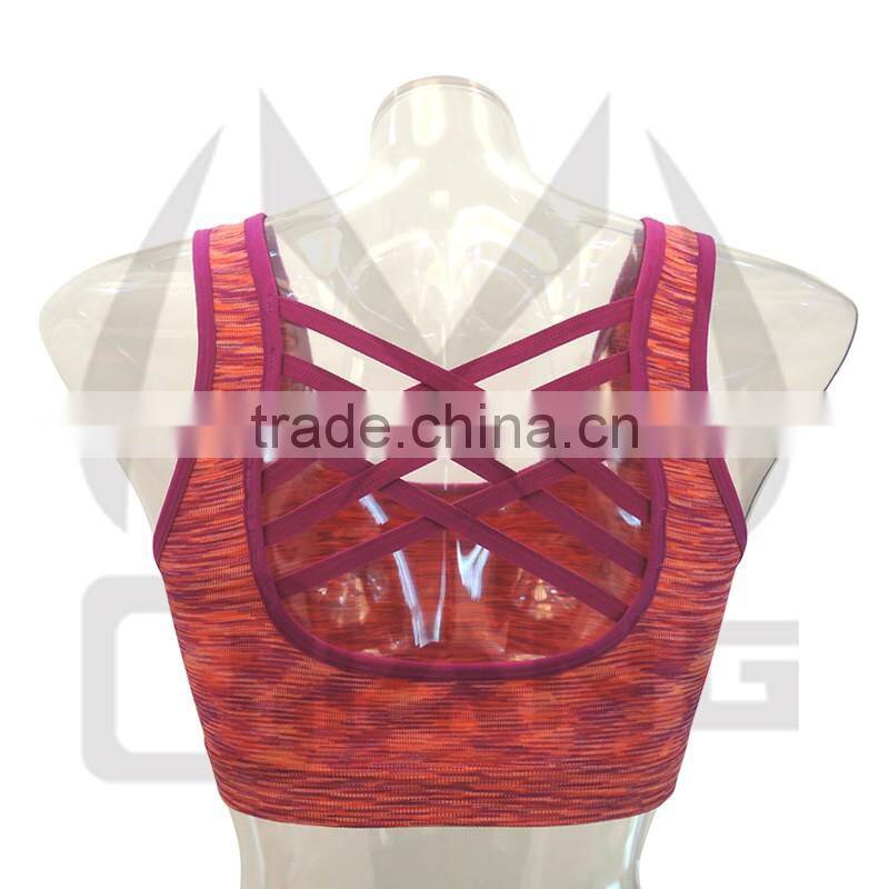 Factory supply sexy ladies bra underwear sports wear seamless bra for women