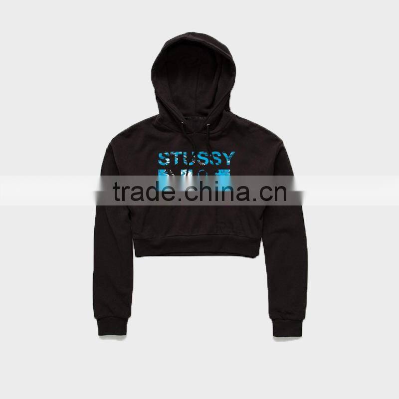 sweater with Long sleeve crew neck ladies sportswear