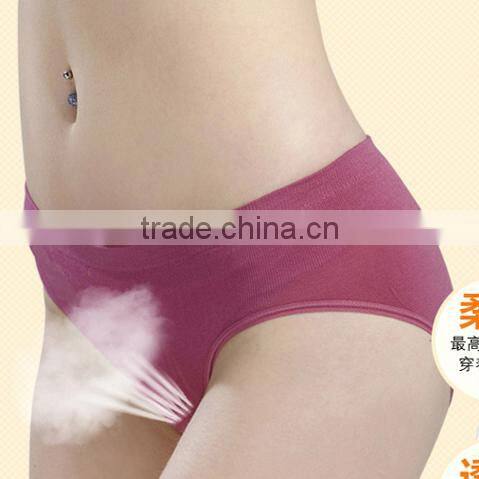 Factory Provide Latest Seamless Women Nylon Full Brief Girls Wearing Panty