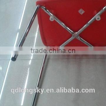 LS-4007 Wholesale new designed competitive price plastic hollow leisure chair Stackable PP Plastic Chair Dining Chair