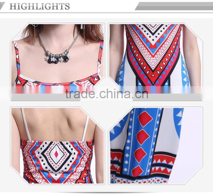 Spaghetti strap summer long maxi dress,boho style dress