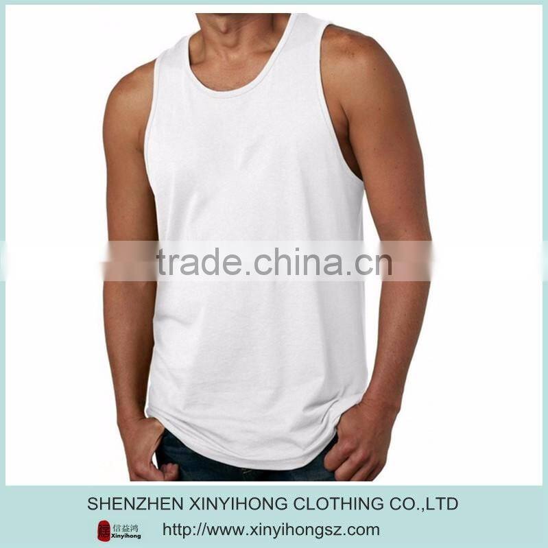 anti-pilling fade & shrink-resistant mens gym tank top wholesale
