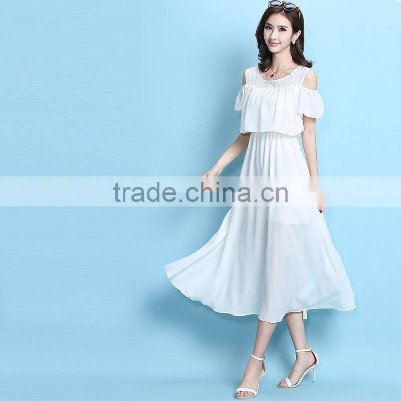 More Colors To Choice Off The Shoulder Woman One-Piece Dress