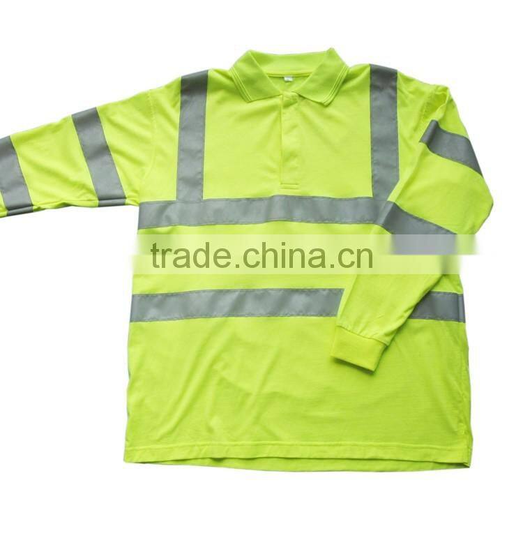 Reflective modacrylic fireproof workwear retardant polo flame shirt