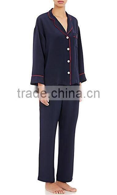 Pajamas women! 100%cotton sleepwear shirt&pants for women