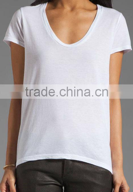 Lightweight Modal Jersey White Tee