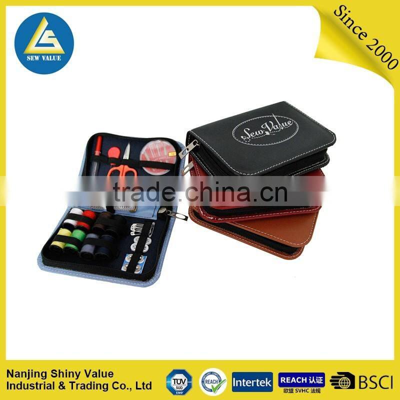 PU bag sewing accessories kit set with tape measure&seam ripper