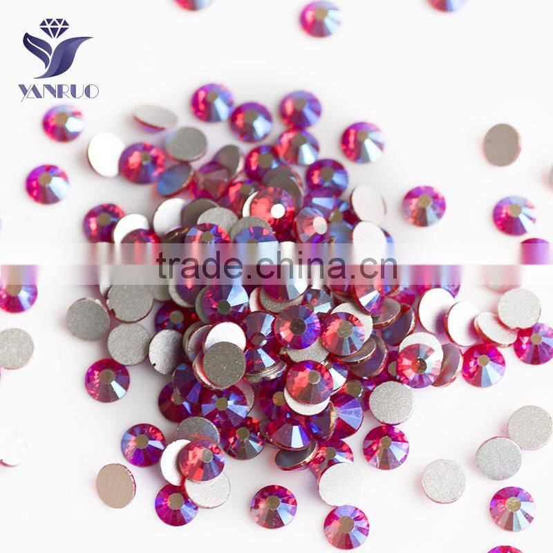 SS20 sapphire 206 AB color flat back nail art rhinestone