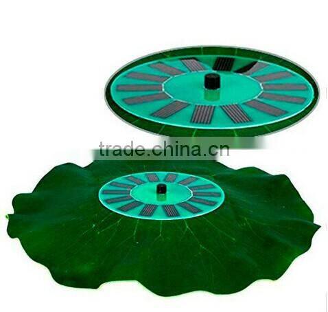 Floating Lotus Leaf Shape Solar Power Energy Decorative Waterfall Pump Fountain for Pond Birdbath Pool Garden