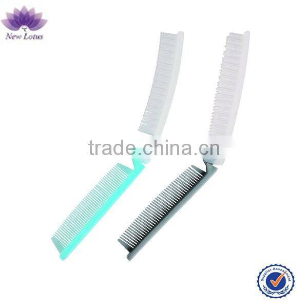 wholesale fashionable hotel plastic folding comb