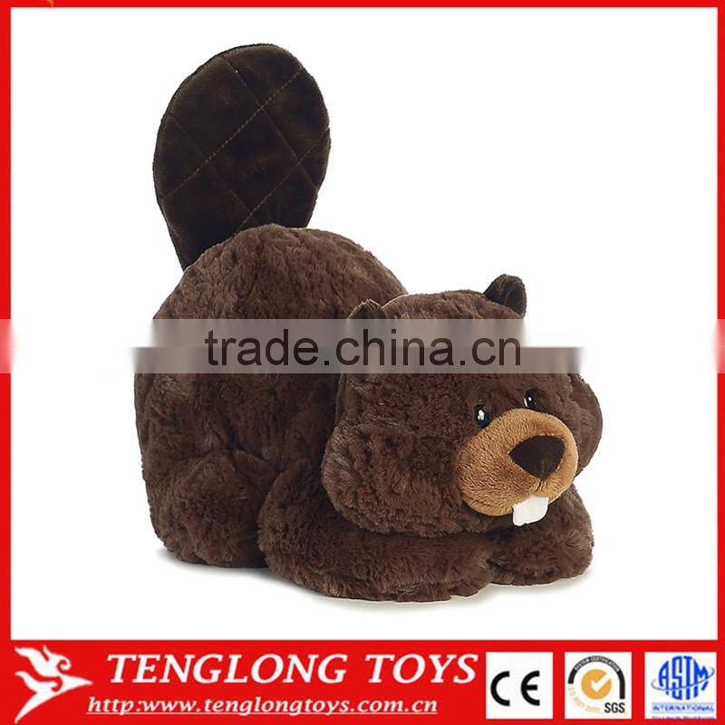 Super cute stuffed beaver animal toy plush toy beaver