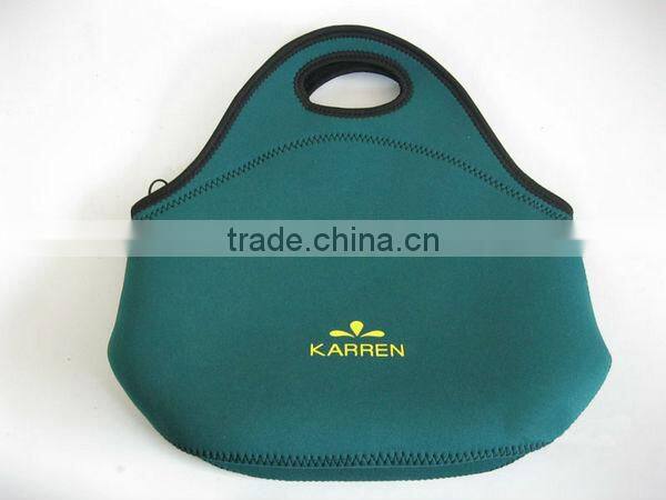 kid neoprene fabric school bag and lunch bag set
