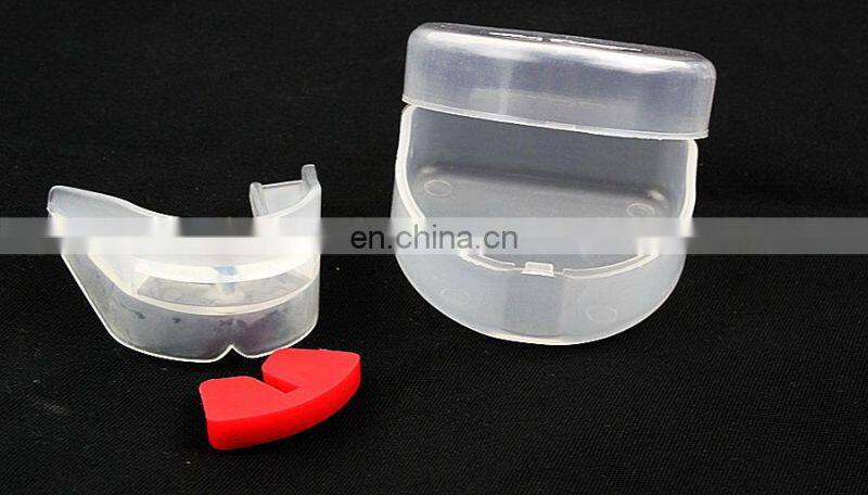 Standard double gel mouth guard silicone large gum shield case