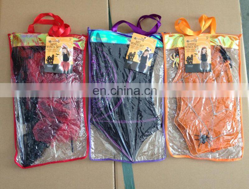 Halloween Bat Dressup Wing Tutu Headband Wand Costume Set