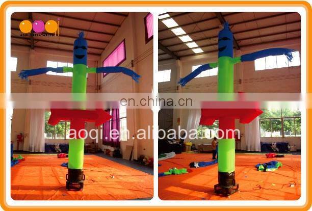 Outdoor 4 meters high clown inflatable indicator arrow inflatable air dancer man