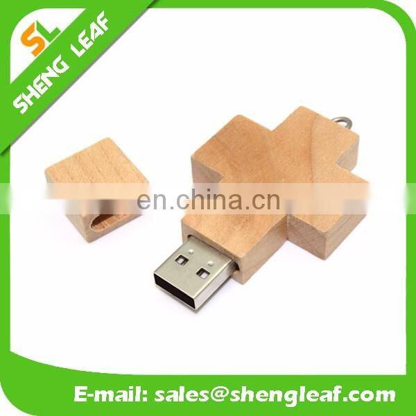 OEM Wooden USB Flash Drive with customized logo