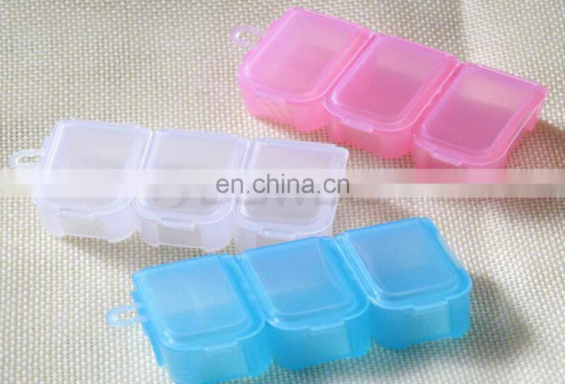 High Quality Medicine Case Travel Weekly Durable Colorful Pill Bottle Holder