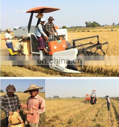 Farm agricultural Small mini Rice Grain combine harvester price for sale