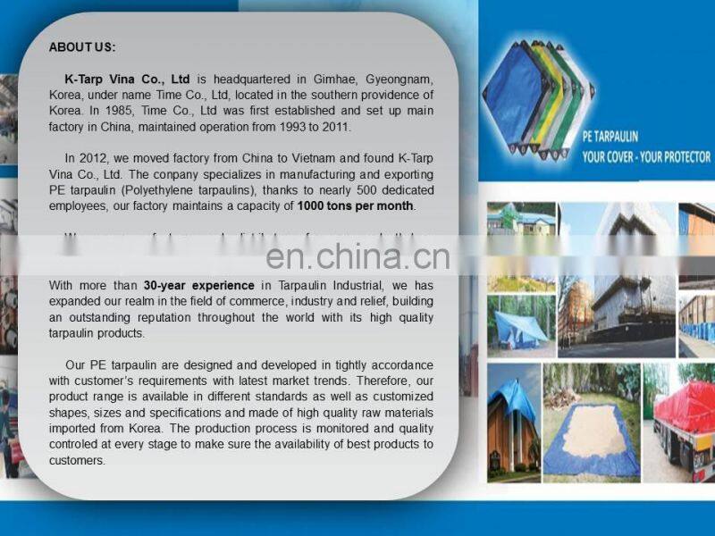 SKY BLUE TARPAULIN - 45 GSM - WATERPROOF & LIGHT DUTY