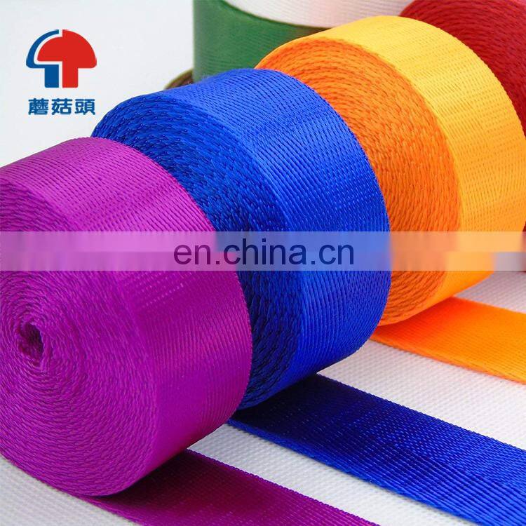 China Manufacture 25mm polypropylene webbing professional  pp twill webbing