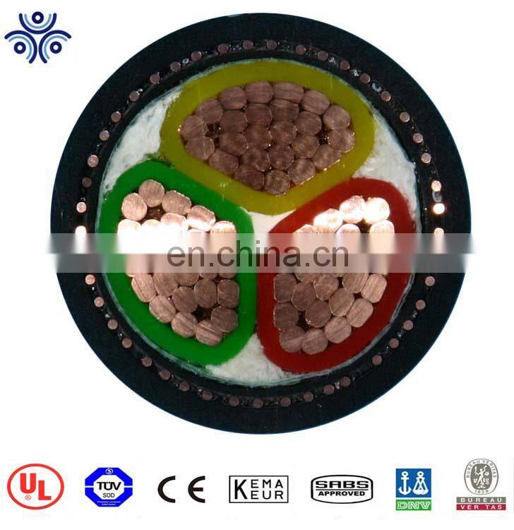 N2XRY 0.6/1kv XLPE insulated PVC sheathed steel wire armored power cable