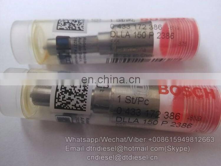 Bosch original nozzle DLLA150P2386,fuel injection nozzle 0433172386