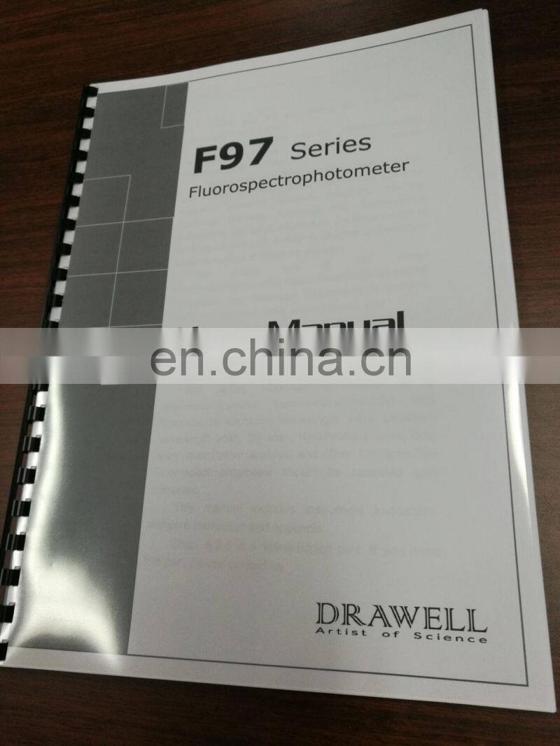 F97/DW-F97PRO/DW-F97XP Drawell high accuracy fluorescence spectrometer price