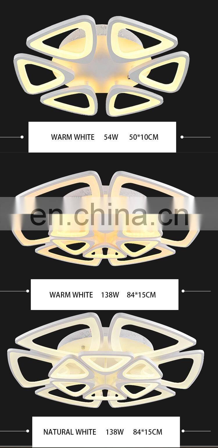 modern led ceiling lights remote control living room ceiling lamps creative bedroom restaurant circular lamps