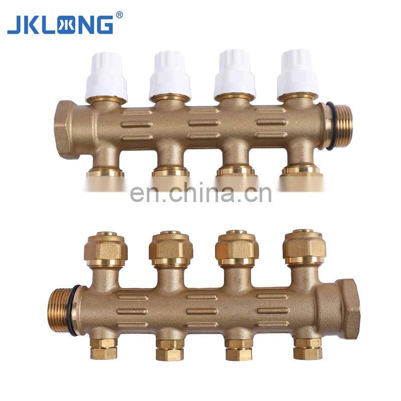 China Manufacturer Brass Water Manifold Central Control Heating HVAC
