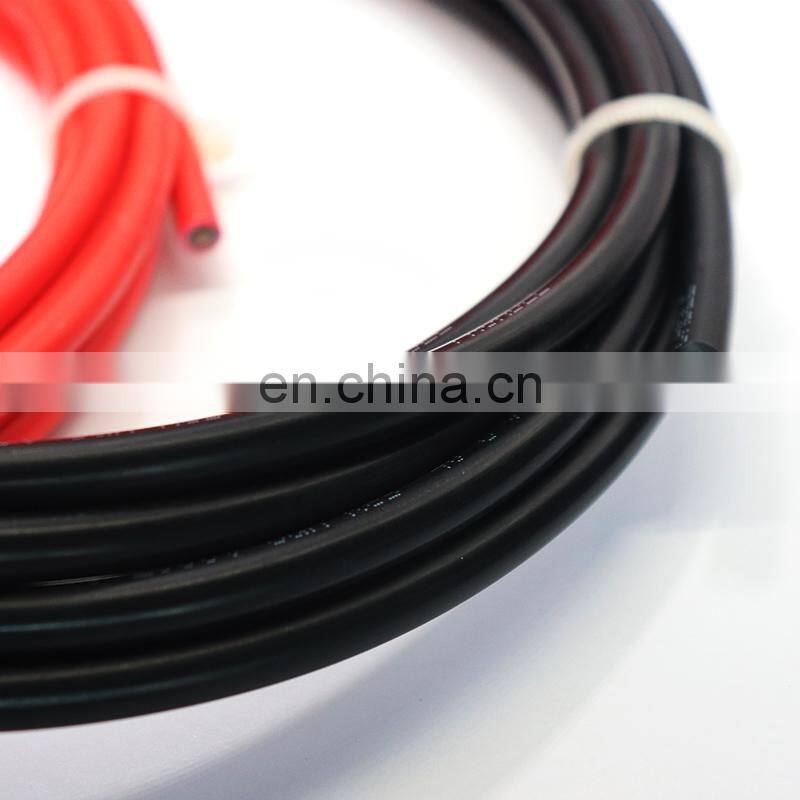 TUV CE specification customized single twin 2.5mm2 4mm2 6mm2 10mm2 Battery Solar Wire Cable