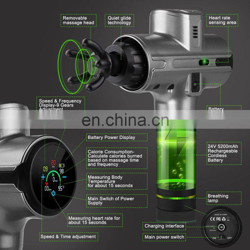 Latest body vibration massage gun / electric deep percussion massager